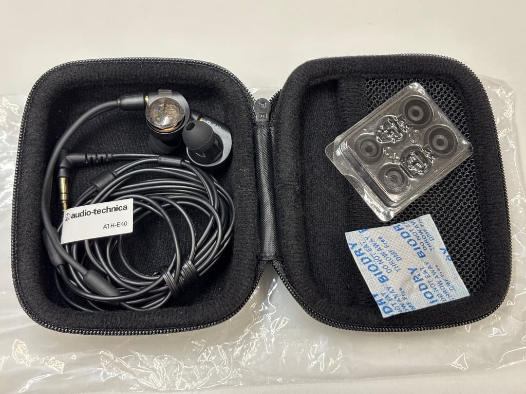未使用新品 ATH-E40 2個set イヤホン