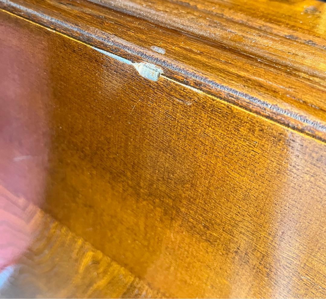 【アンティーク】木製 座卓 座敷机 ローテーブル 昭和レトロ 古家具 古民具