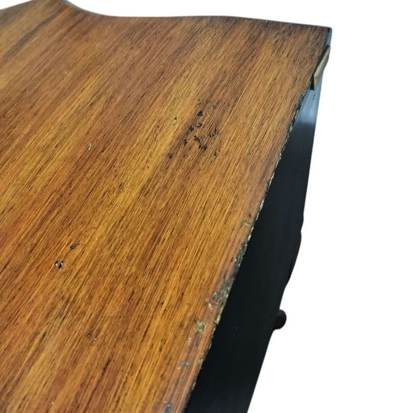 猫脚 チェスト2段 アンティーク ナイトテーブル/サイドテーブル/花台 猫足