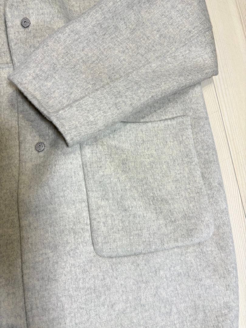 【美品】25AW ウールステンカラーショートコート