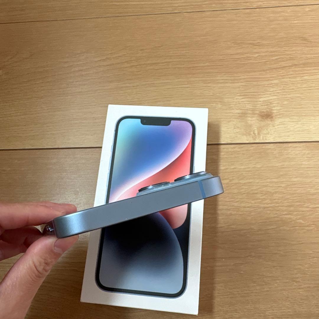 【美品】iPhone 14 ブルー 128GB SIMフリー