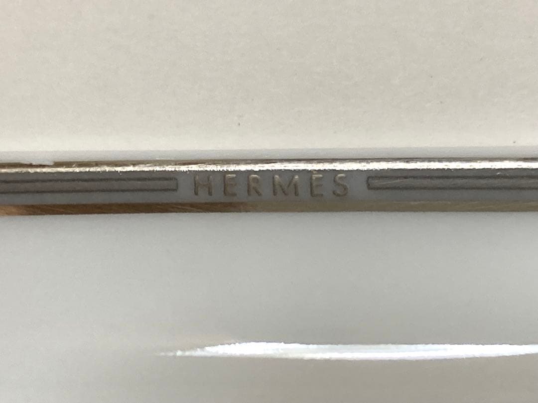 エルメスHERMESシェーヌダンクルプラチナ　長方形皿スクエアプレート陶器トレイ