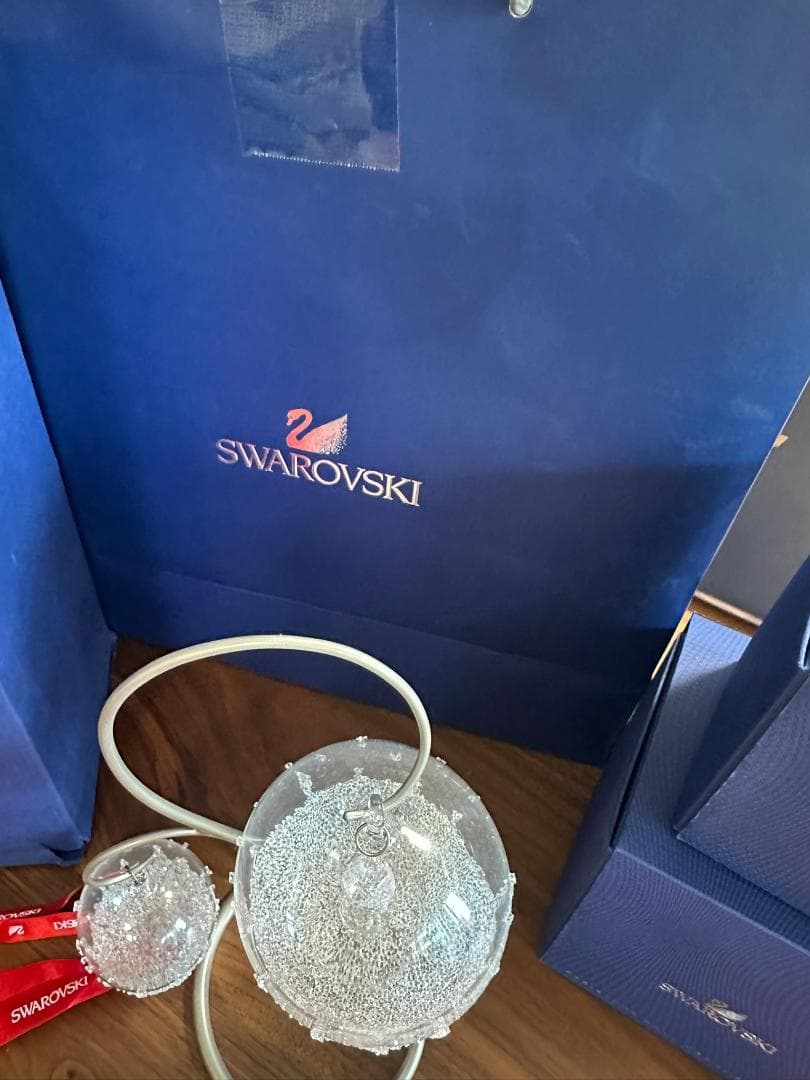 Swarovski 2017 クリスタルオ年 Xmasオーナメント 3点 完品