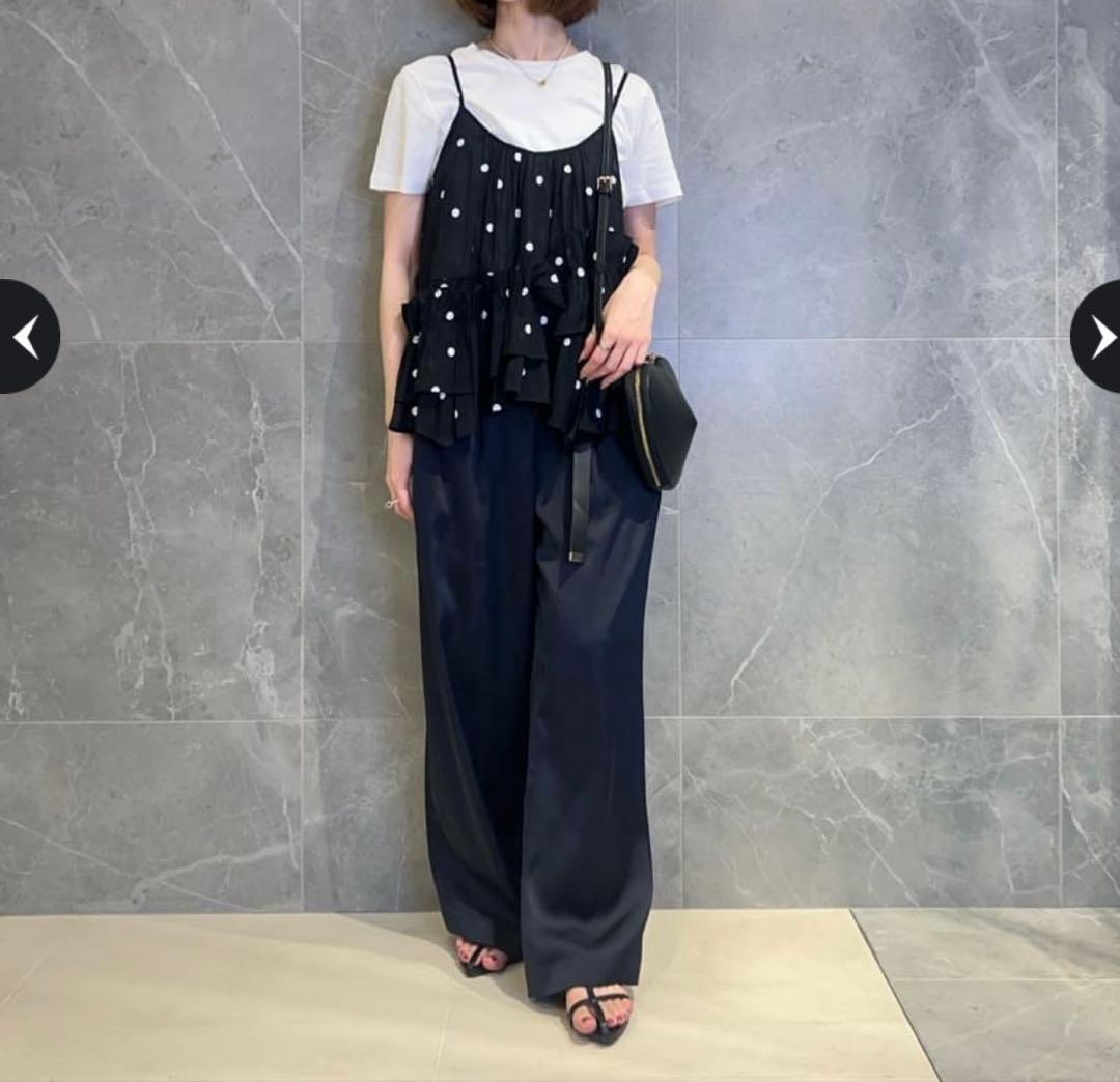 MystradaマイストラーダArpege story限定フリルティアードキャミ