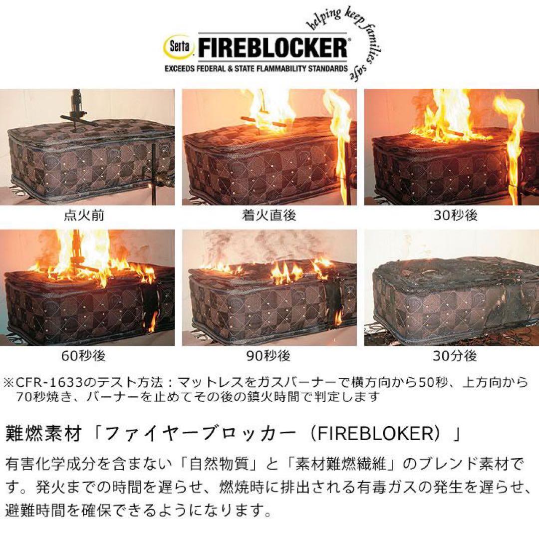 定価34万→9万　サータ（Serta）マットレス：シングルベッド　セット