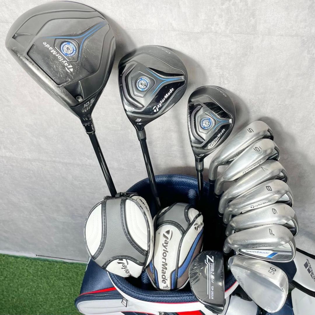 【レフティ】 テーラーメイド ジェットスピード ゴルフクラブセット 11本 左用