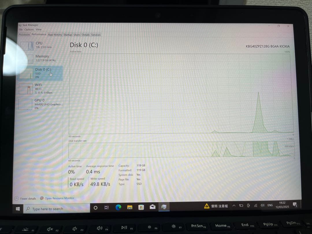 Windowsノート本体 Surface Go 2 LTE