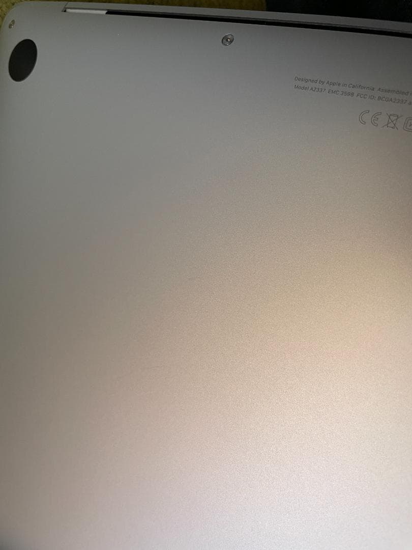 MacBook Air 2020 M1 16GB 13インチ　本体のみ