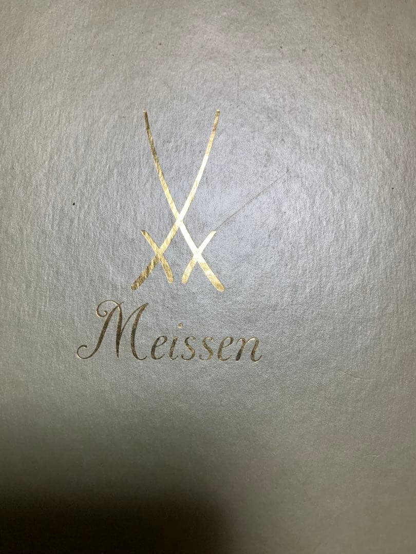 Meissen マイセン陶板画　青のメルヘン いばら姫（額無）