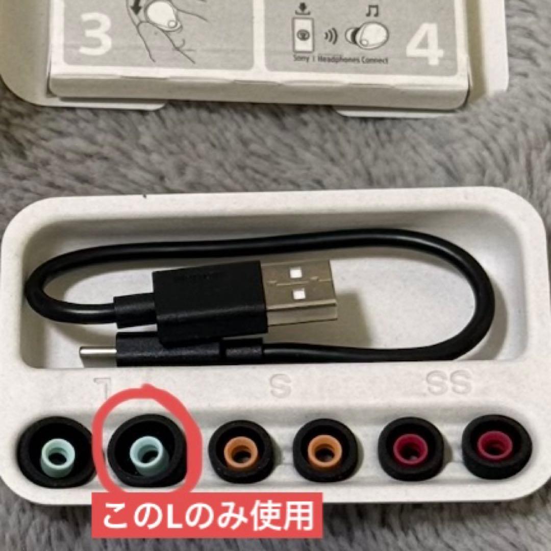 【美品】SONY WF-1000XM5 プラチナシルバー「カバーケース付き」