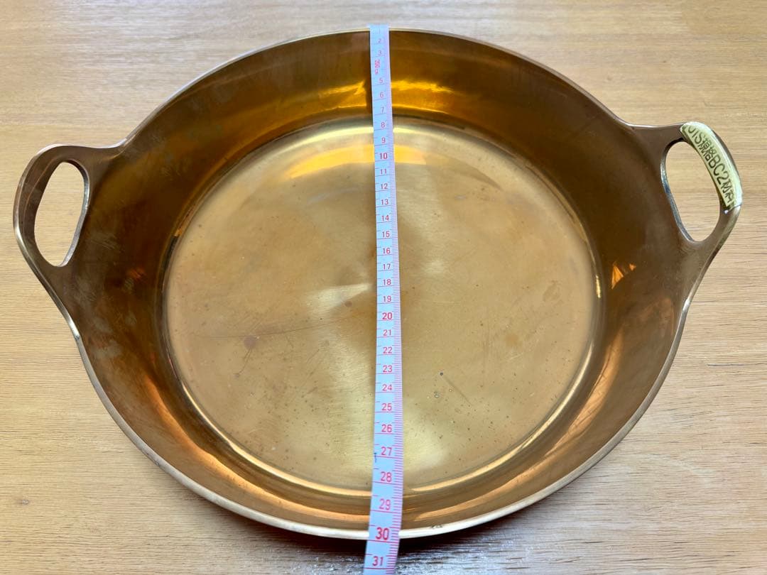 希少 有次 平井鋳造所 30cm 3mm厚 砲金 天ぷら鍋 送料込み