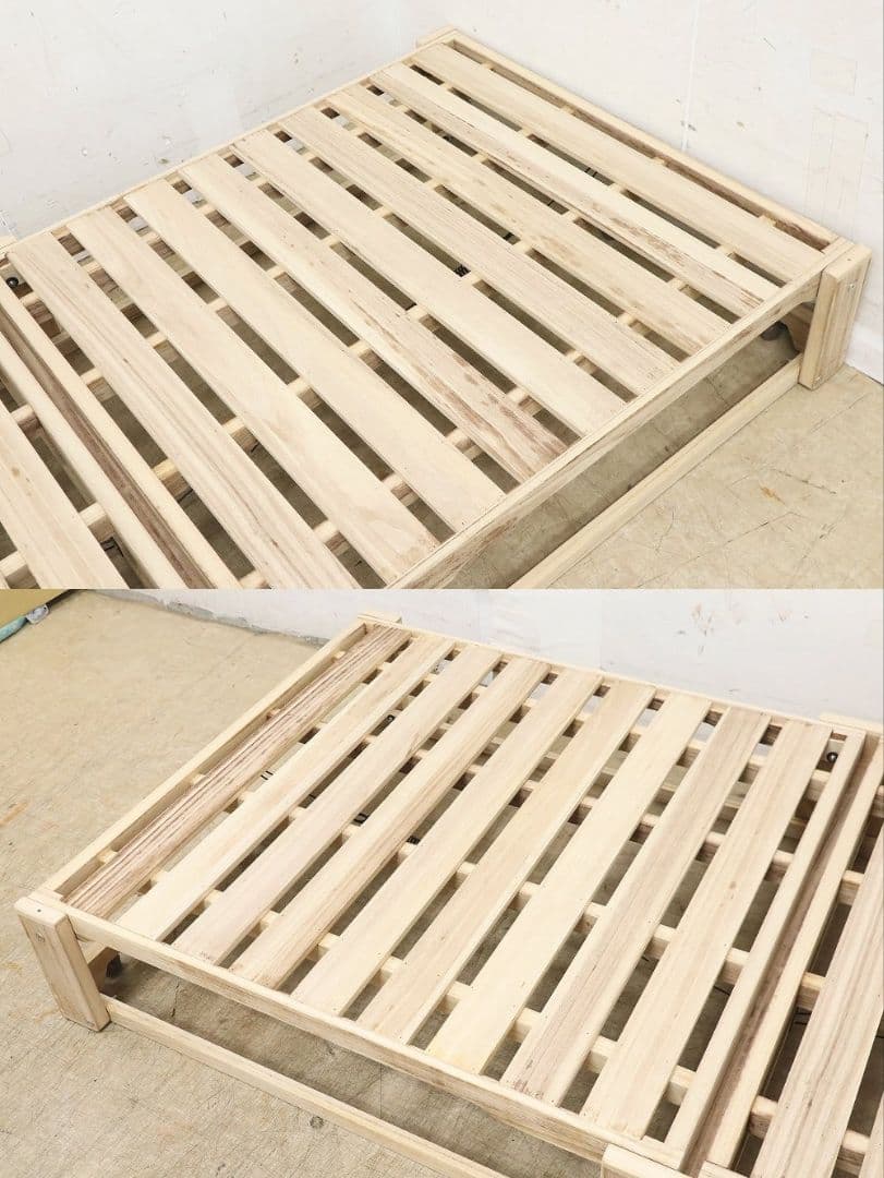 【桐らくねプレミアム】折り畳みベッド・総桐・シングルサイズ・日本製・折りたたみ