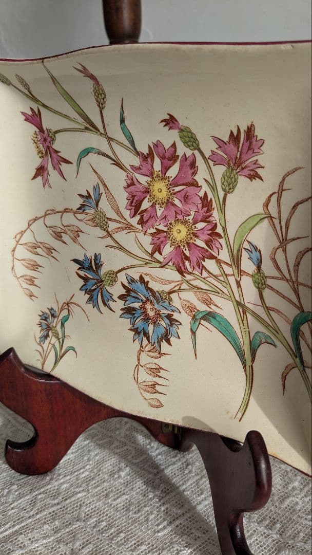 リュネヴィル BLEUET 小さな角皿 プレート　フランス