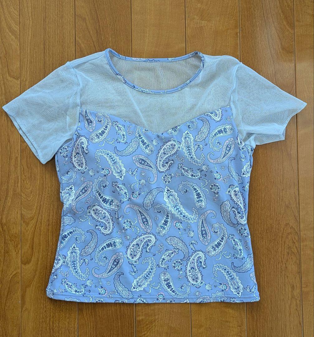 チャコット　ペイズリープリント　ヨガウェア　セットアップ　Mサイズ