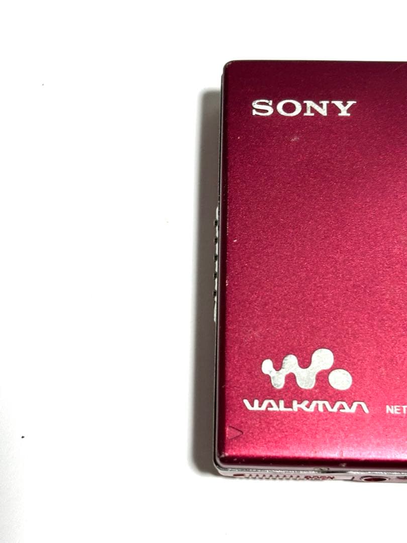 2点セットSONY MDウォークマン MZ-NE810 動作品 本体のみ 赤