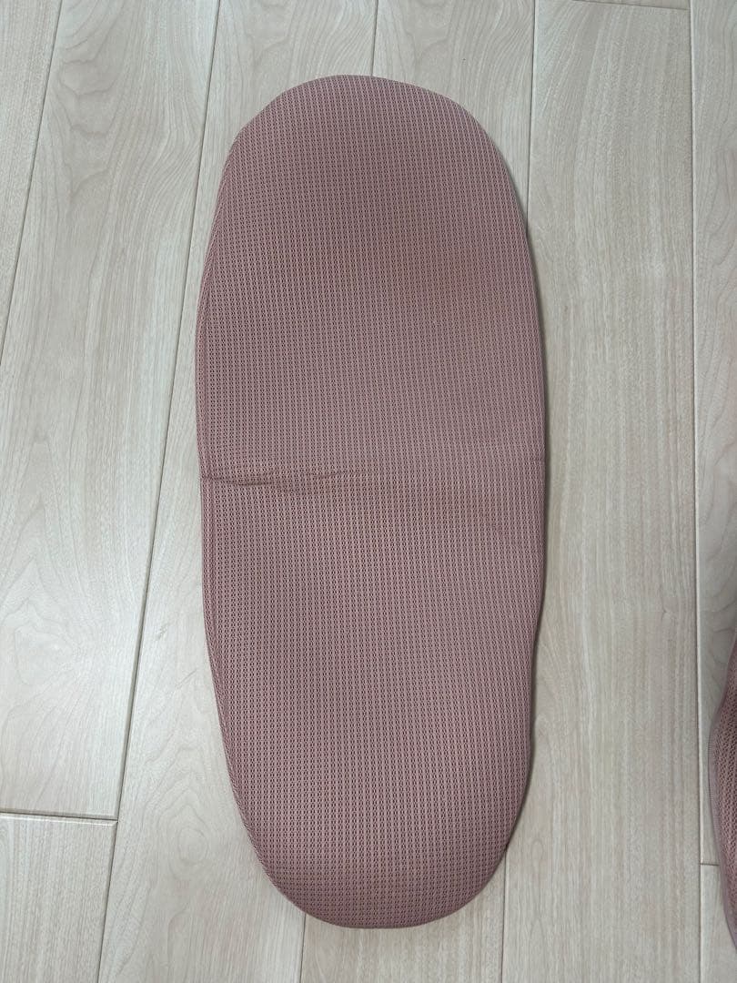 【ネオママイズム】ベビーベッド 折りたたみベッド ピンク