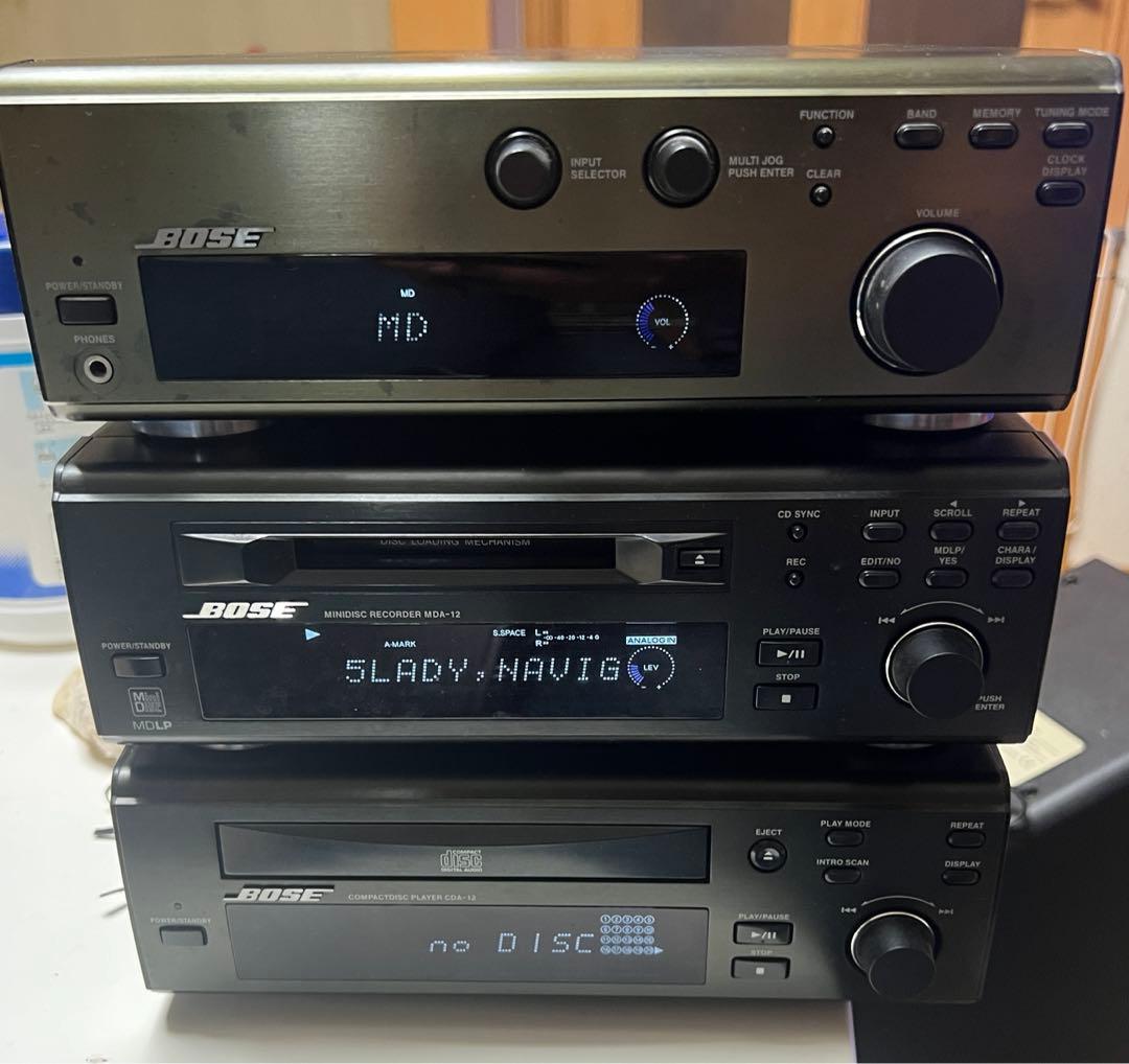 中古 ボーズ BOSE CDA-12 MDA-12 RA-12 AM-5Ⅲセット