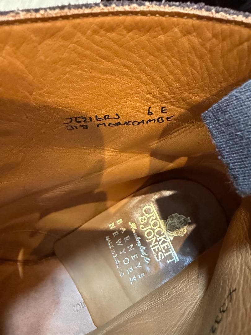 Crockett&Jones×BARNEYS NEWYORKダークブラウン 6E