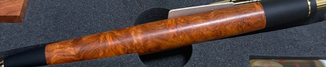 野原工芸　シャーペン　特上花梨瘤