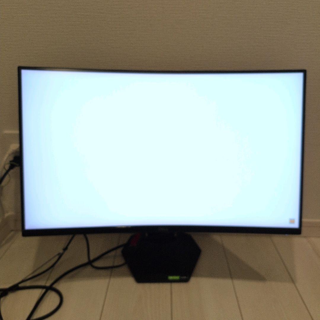 【極美品】Dell 27 湾曲ゲーミングモニター S2721HGF