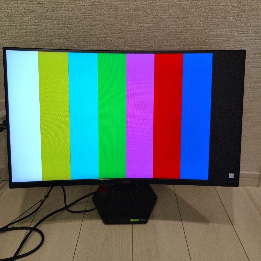 【極美品】Dell 27 湾曲ゲーミングモニター S2721HGF