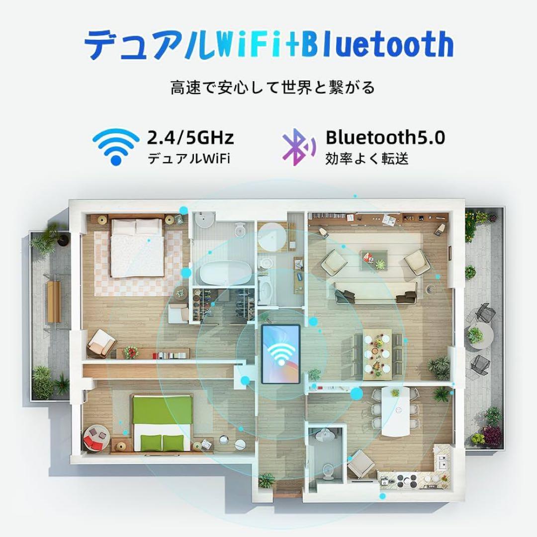 Android16 タブレット 10インチ 12GB+64GB+2TB