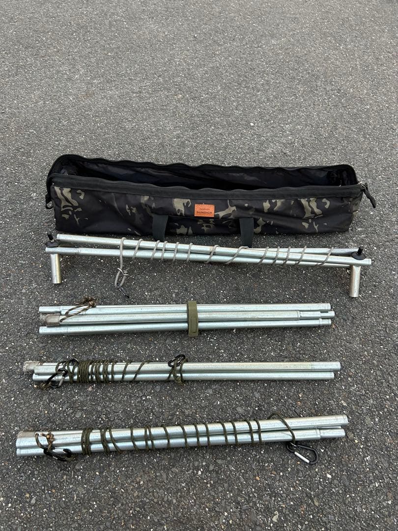 テンマクデザイン　大炎幕、自立ポール2店セット