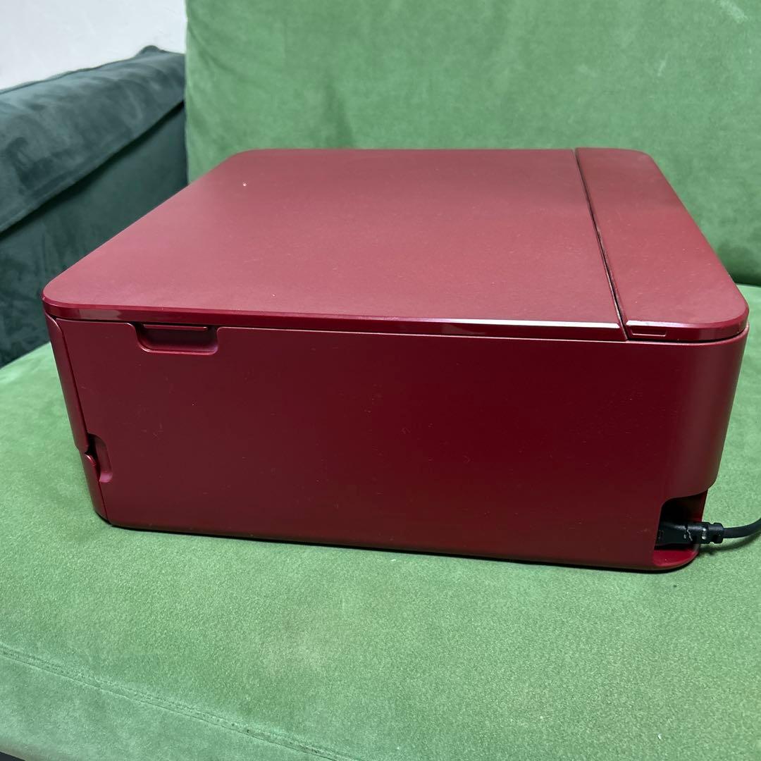 未開封インク付き EPSON EP-879AR プリンター レッド