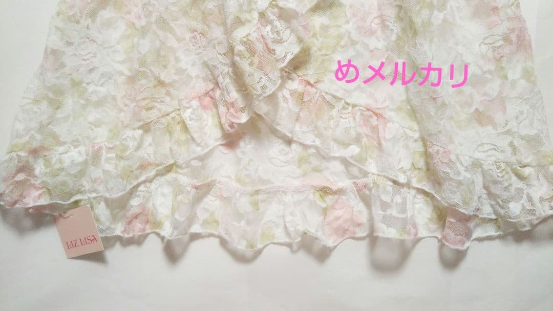 LIZ LISA リズリサ 総レース キャミソール チュニック お花付