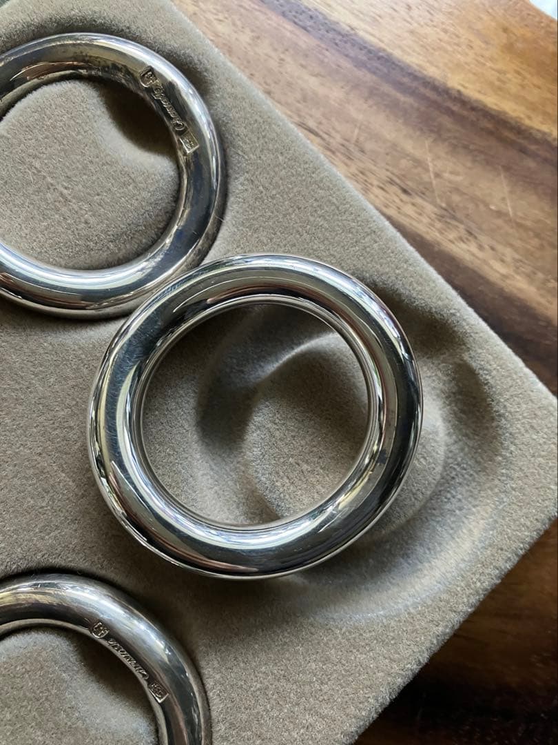 未使用◆CHRISTOFLE　クリストフル　ヴェルティゴ　箸置　４個セット