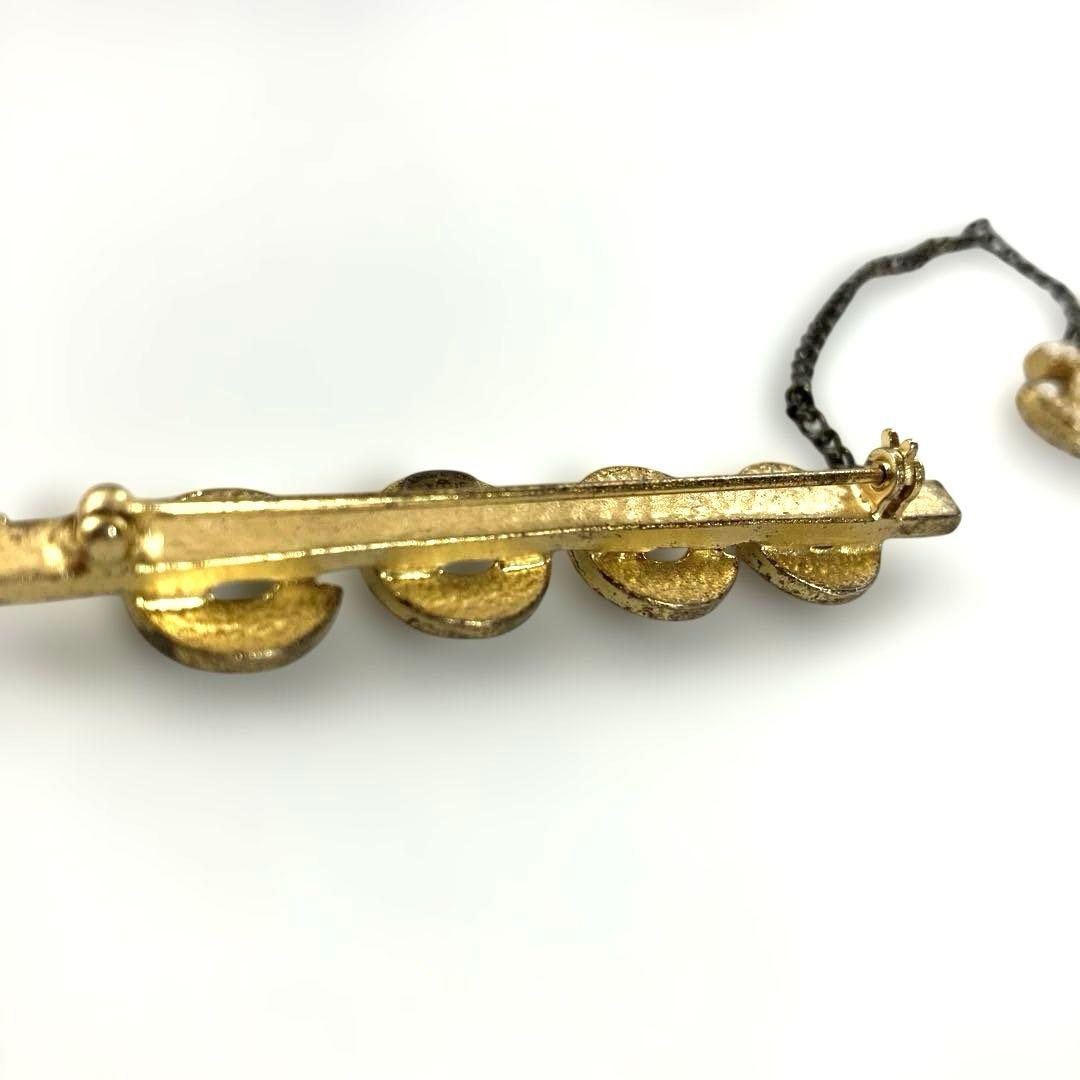 【ヴィンテージ】CHANEL シャネル ココマーク ラインストーン ブローチ