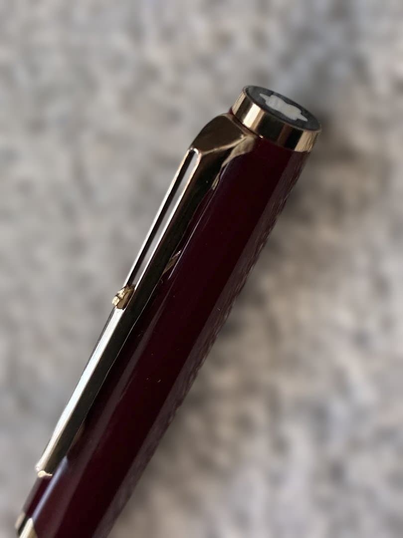 ◾️ボルドー 極美品◾️ モンブラン ◾️ ハンマートリガー式 ボールペン◾️希少品◾️