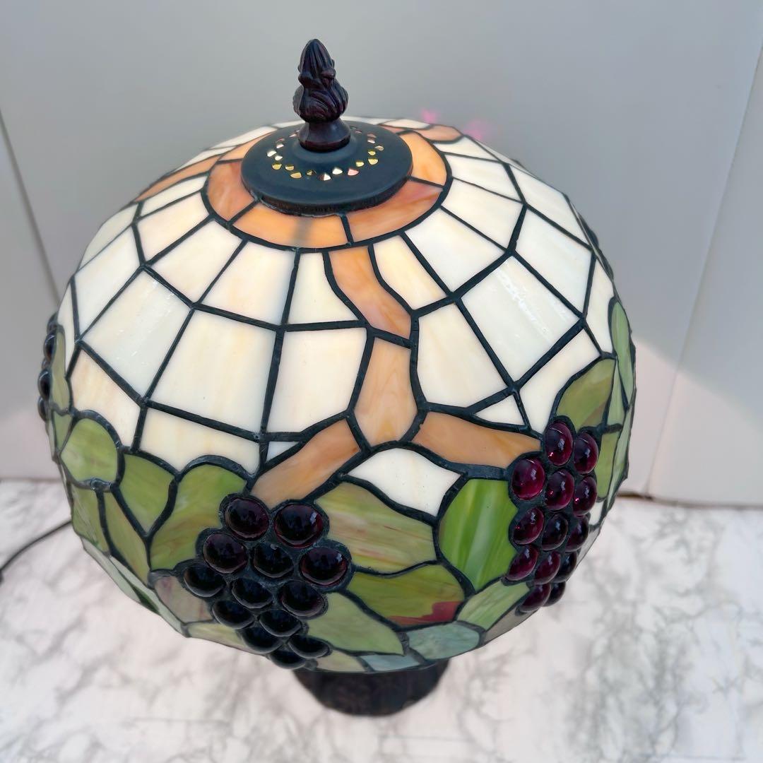 ティファニーランプ ステンドグラス　葡萄ランプ ヴィンテージレトロ　アンティーク