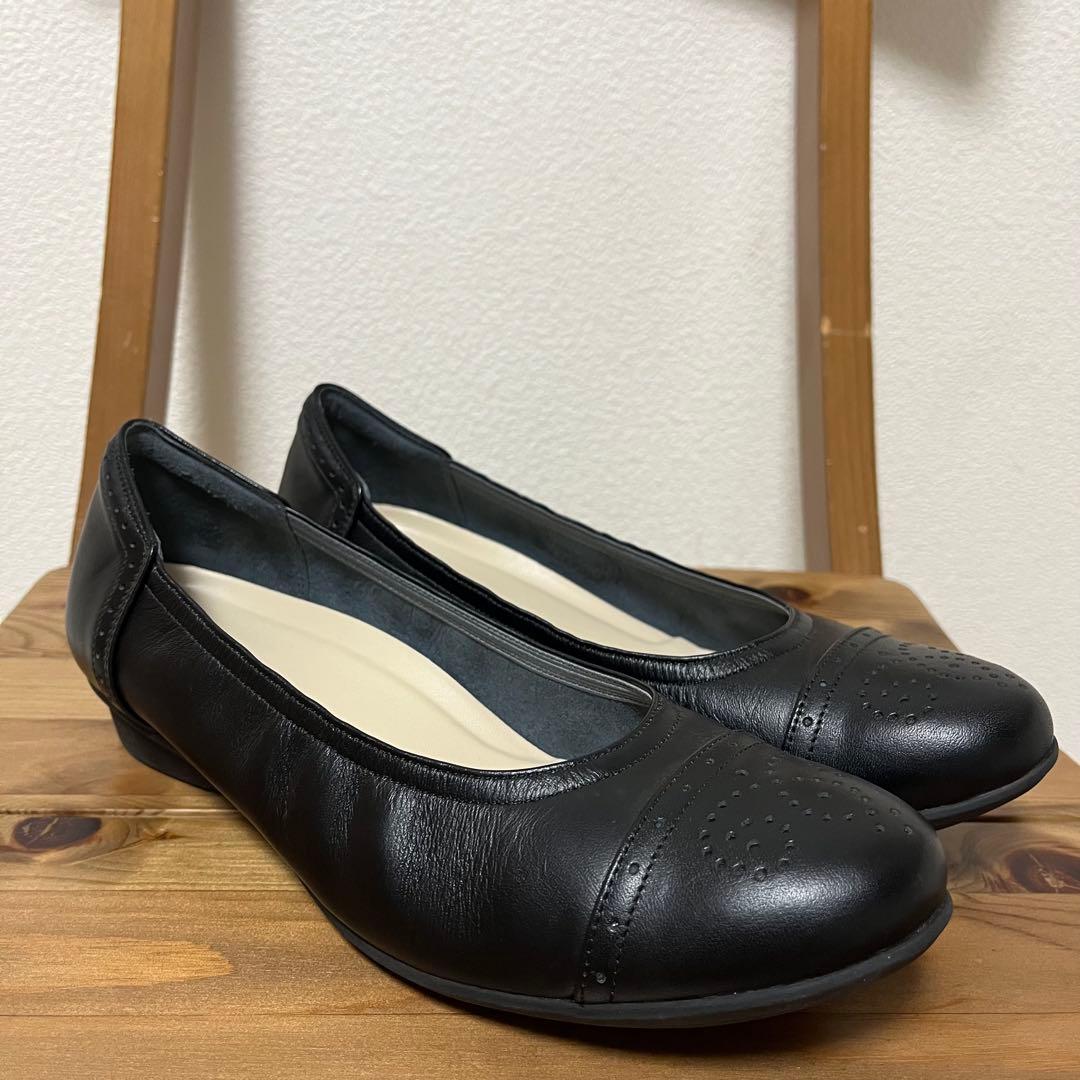 アシックスペダラ asics pedala パンプス 23.5cm 黒