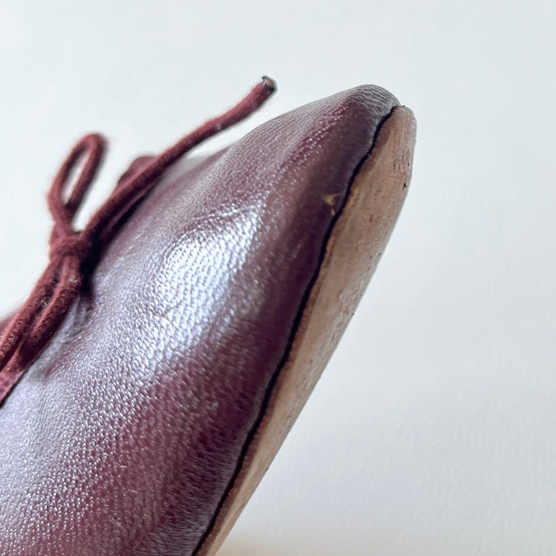 ▼ポルセリ×A.P.C アーペーセー【36】フラット バレエシューズ パンプス