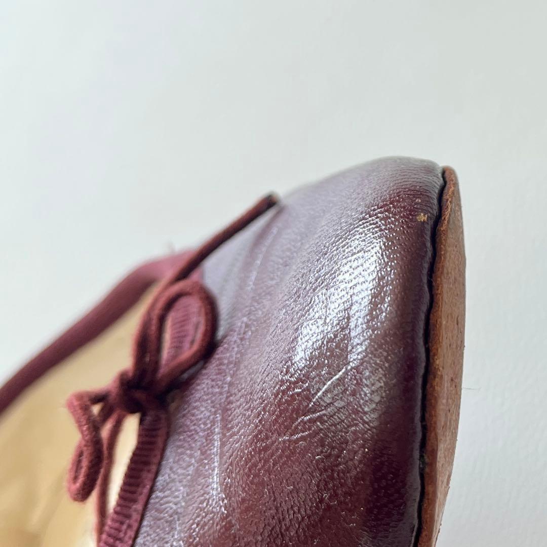 ▼ポルセリ×A.P.C アーペーセー【36】フラット バレエシューズ パンプス