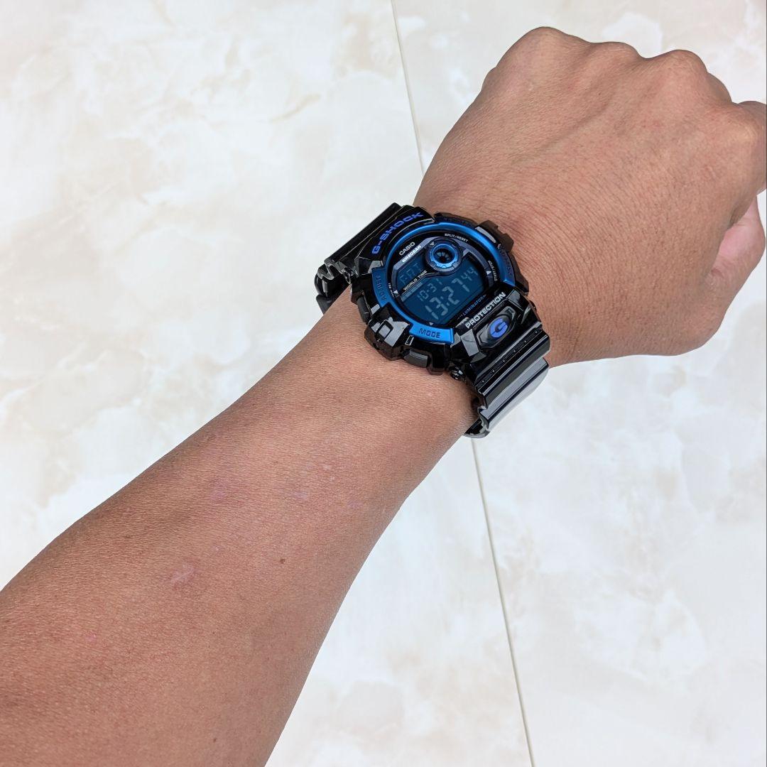 【新品同様】 CASIO GSHOCK ブルー/ブラック G-8900A黒青