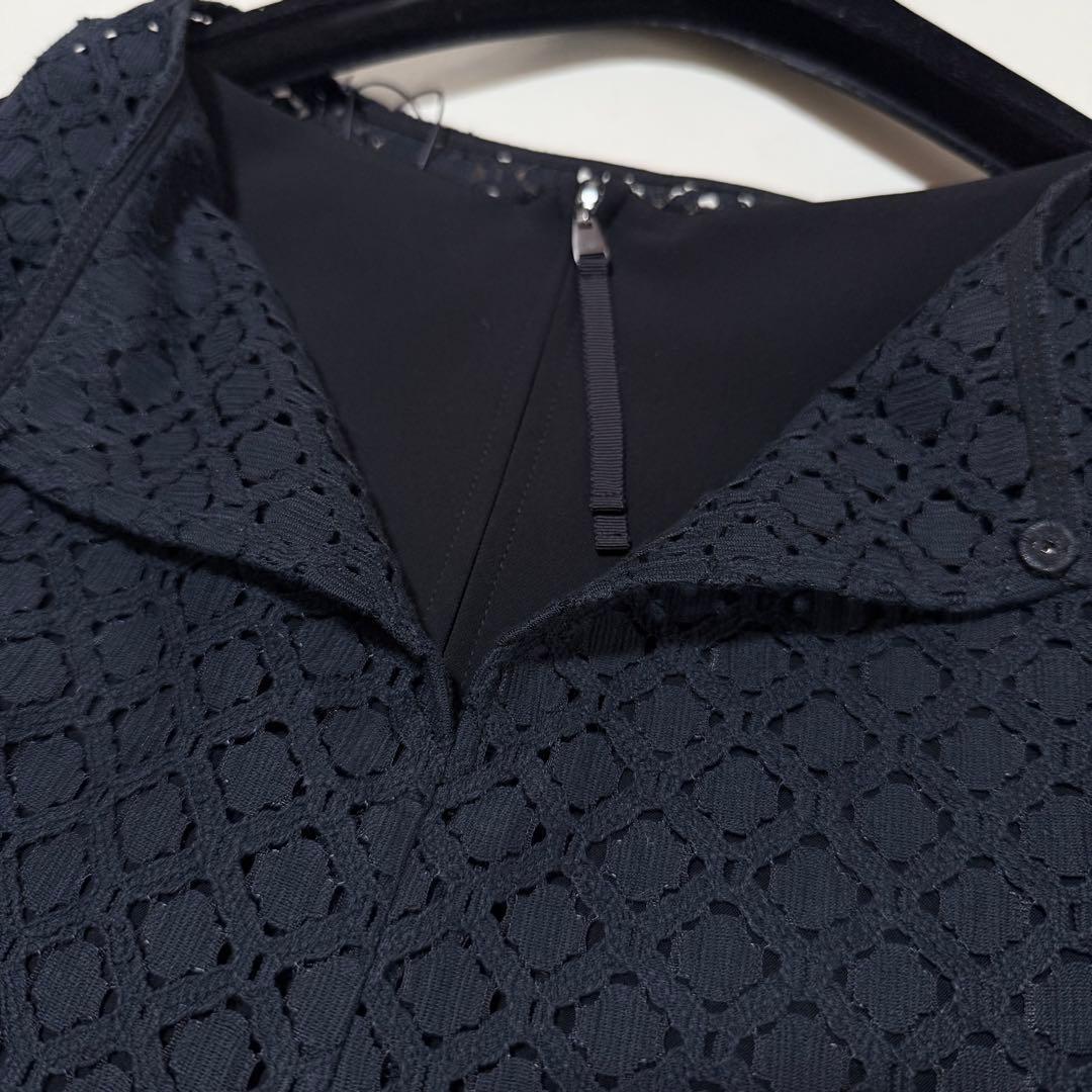 新品✨️フォクシー✨２点セット　レイヤードワンピース（L）ブラック　Aライン