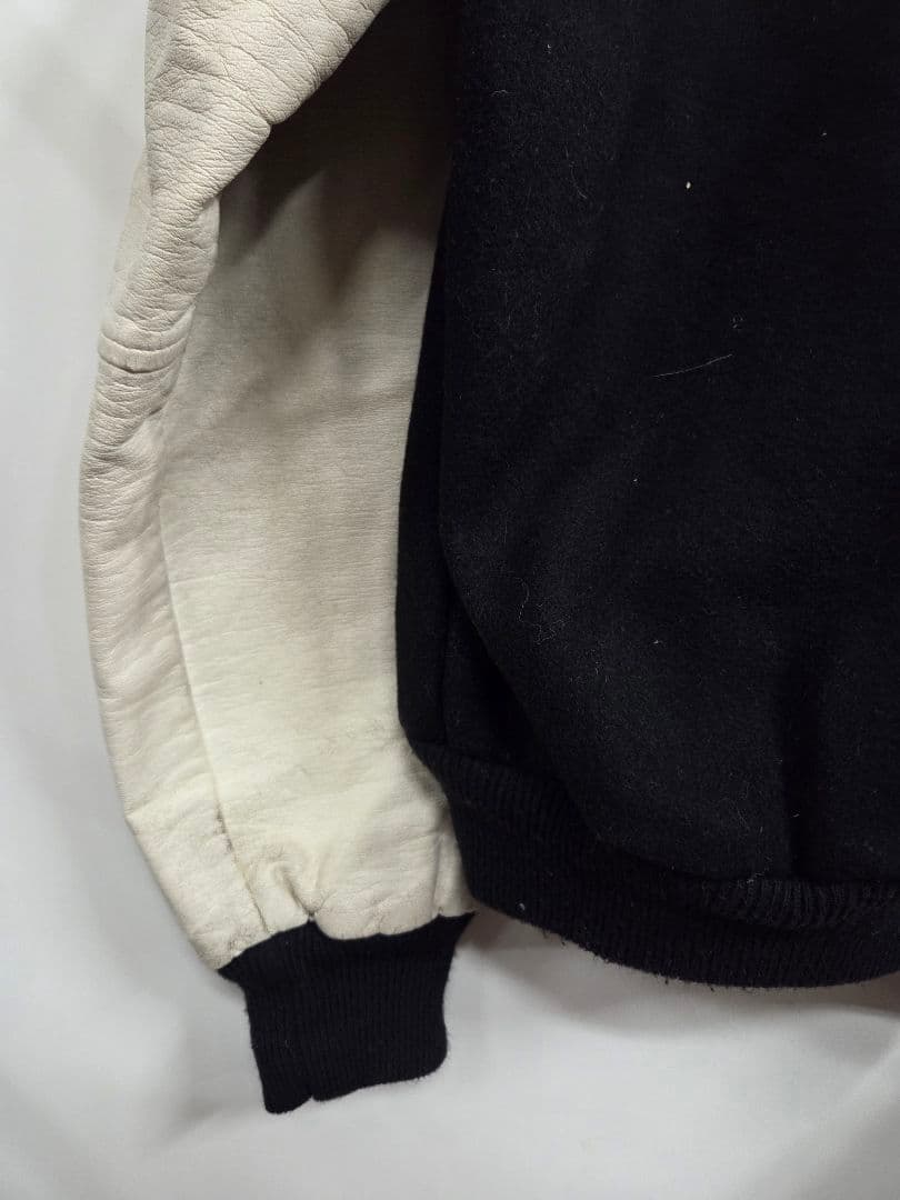 チョークライン ヴィンテージ GIANTS スタジャン ブラック/ホワイト