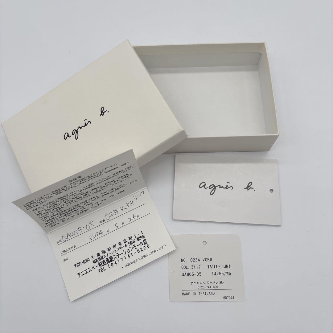 未使用品✴︎agnes b. アニエスベー 名刺入れ カードケース　レザー