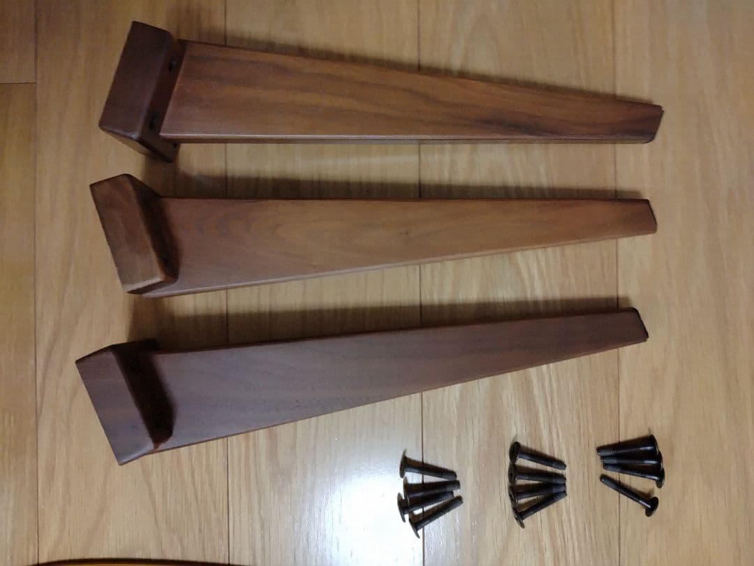 アカセ　オーガニックテーブル　ラダー　木製座卓　ブラウン