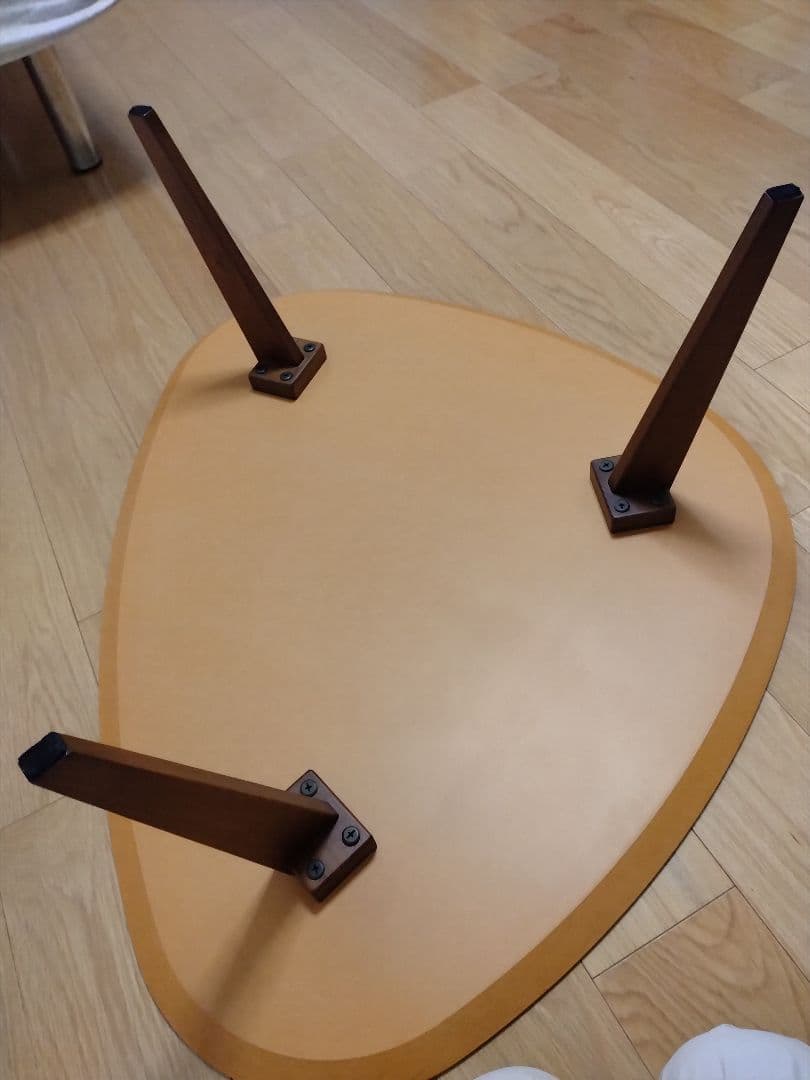 アカセ　オーガニックテーブル　ラダー　木製座卓　ブラウン