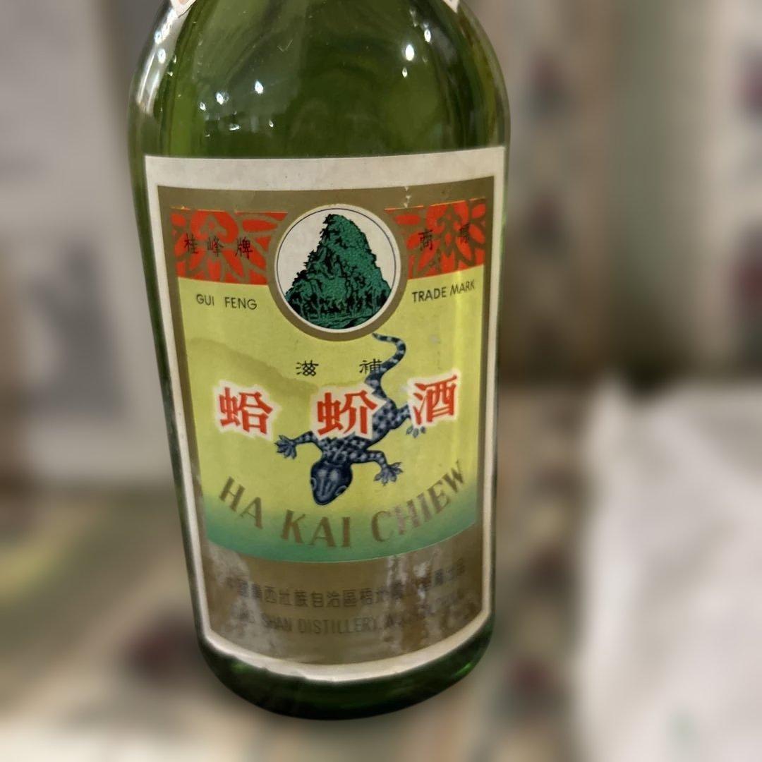 蛤蚧酒 オオヤモリ　トッケイヤモリ　中国　中国酒　酒　スピリッツ　古酒