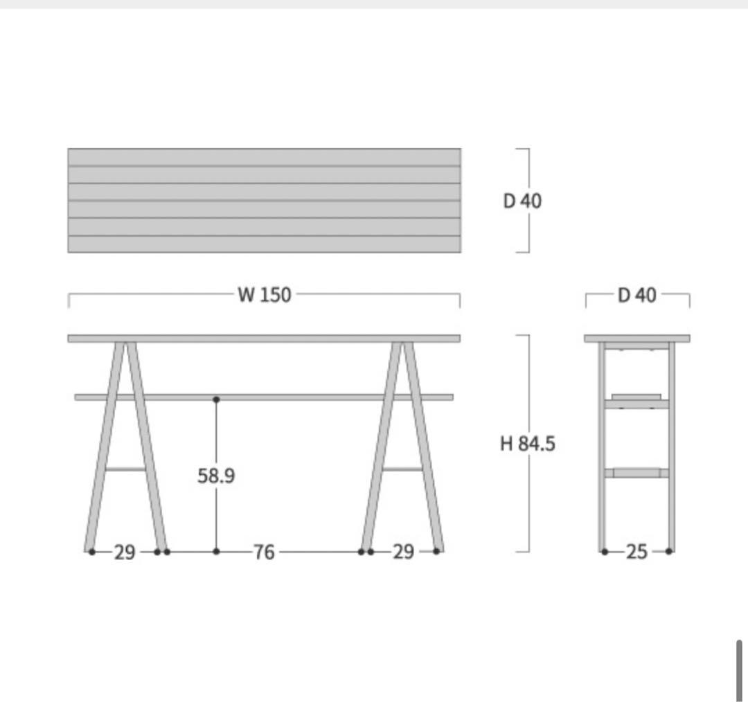 【極美品】大雪木工 luonto ルオント 150カウンターテーブル