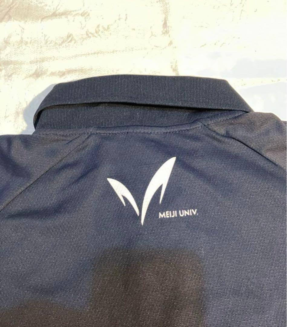 【改訂版】明治大学ラグビー　M.U.R.F.C. ポロシャツ ネイビー　Lサイズ