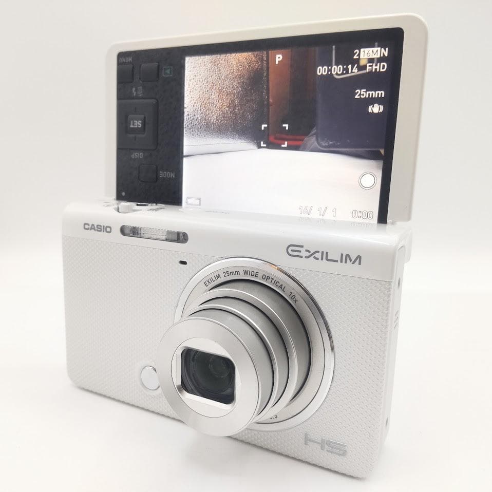 ★箱付★ CASIO カシオ デジカメEXILIM EX-ZR70WE ホワイト