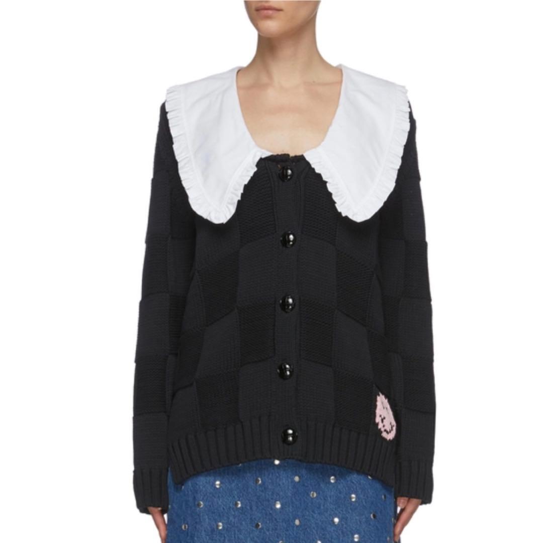 Ganni ガニー ポプリン カーディガン ブラック