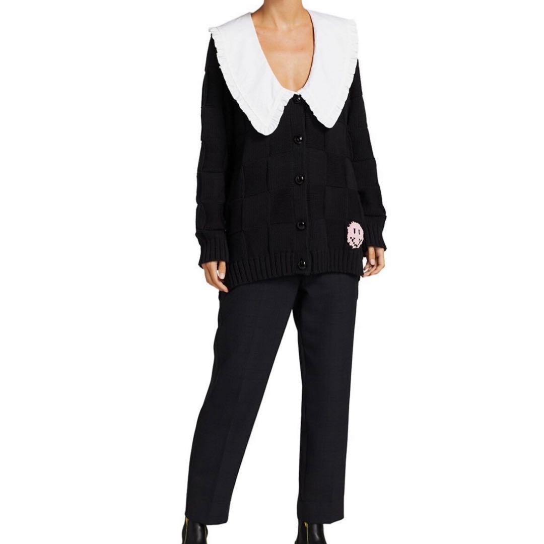 Ganni ガニー ポプリン カーディガン ブラック