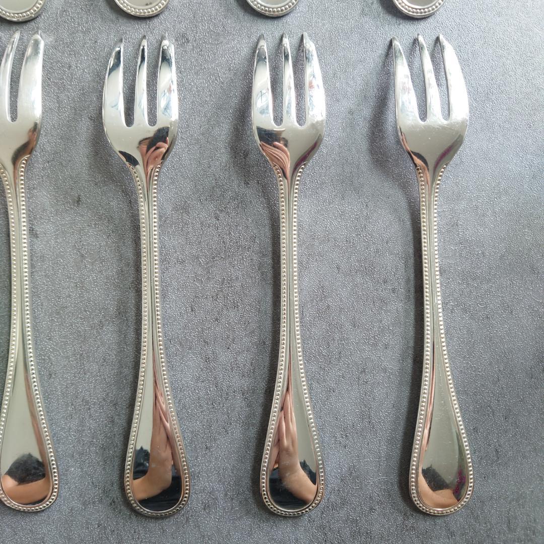 格安 クリストフル パール ケーキフォーク 12点