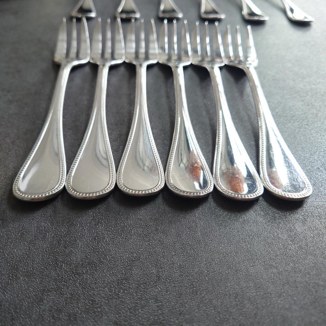 格安 クリストフル パール ケーキフォーク 12点